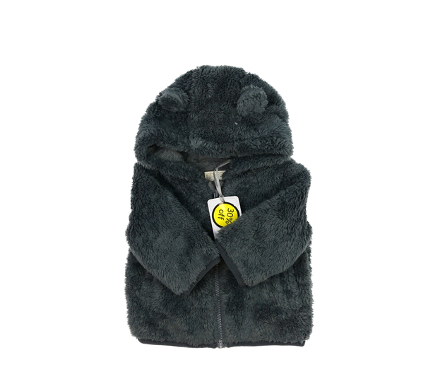 Nová šedá chlupatá mikina Tu 