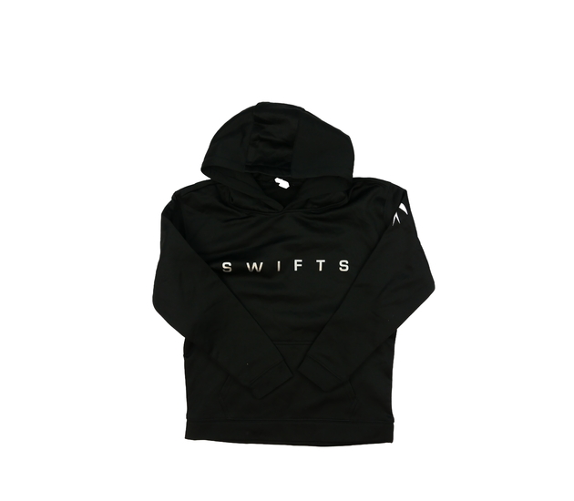 Černá mikina s nápisem 