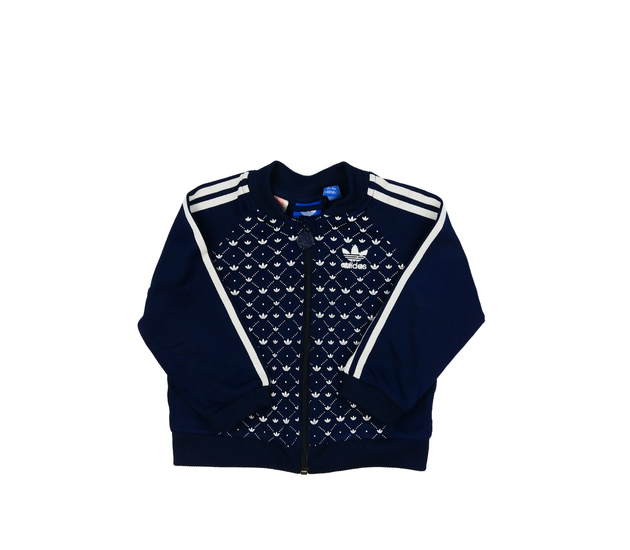 Modrá sportovní mikina Adidas