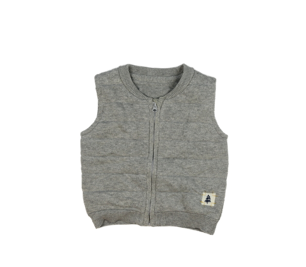 Šedá melírovaná vesta Mothercare