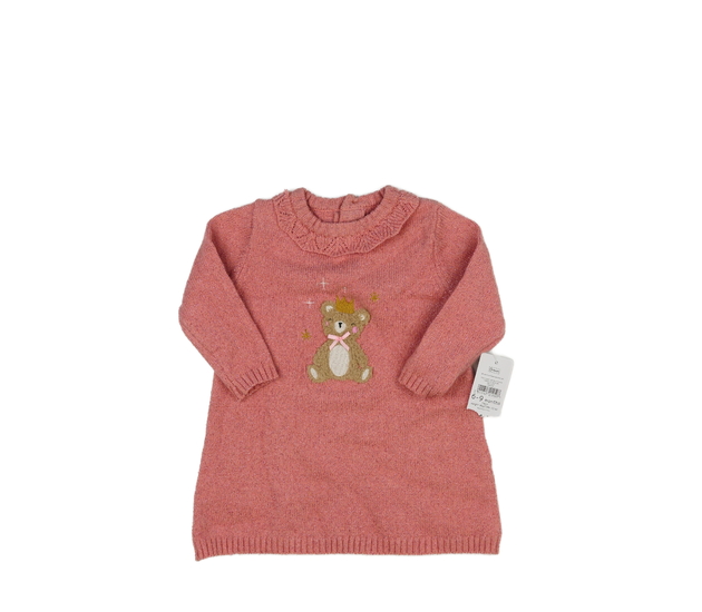 Nový růžový delší svetřík Nutmeg