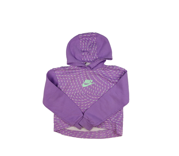 Fialová crop mikina Nike 