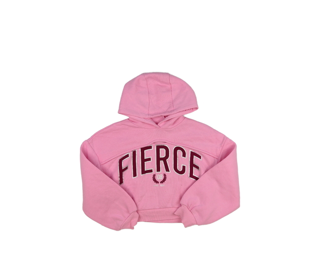 Růžová crop mikina River Island