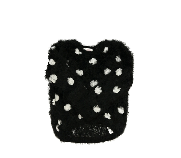 Černý žinylkový svetr H&M