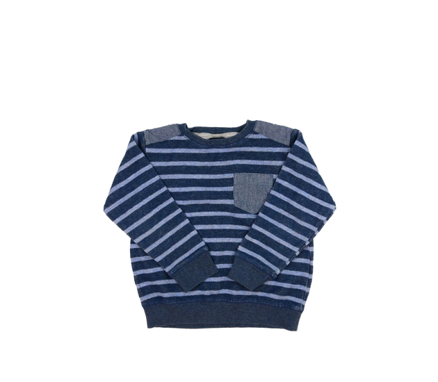 Modrý pruhovaný svetr Next