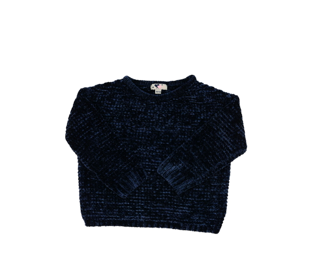 Tmavě modrý teplý svetr