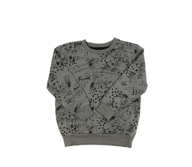 Šedá vzorovaná mikina George