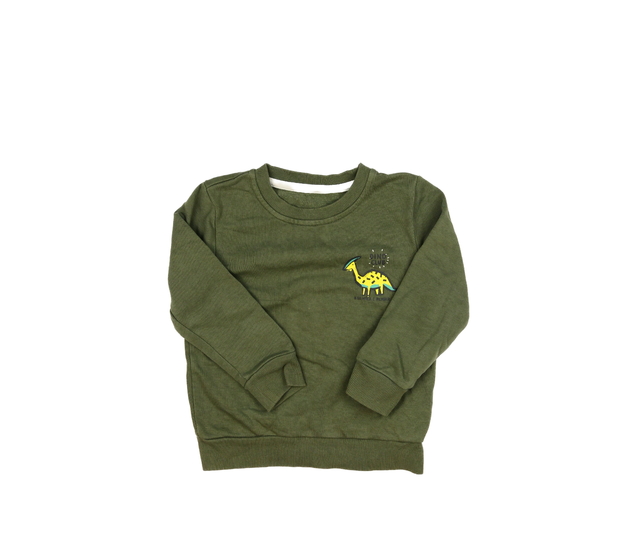 Zelená mikina s dinosaurem George