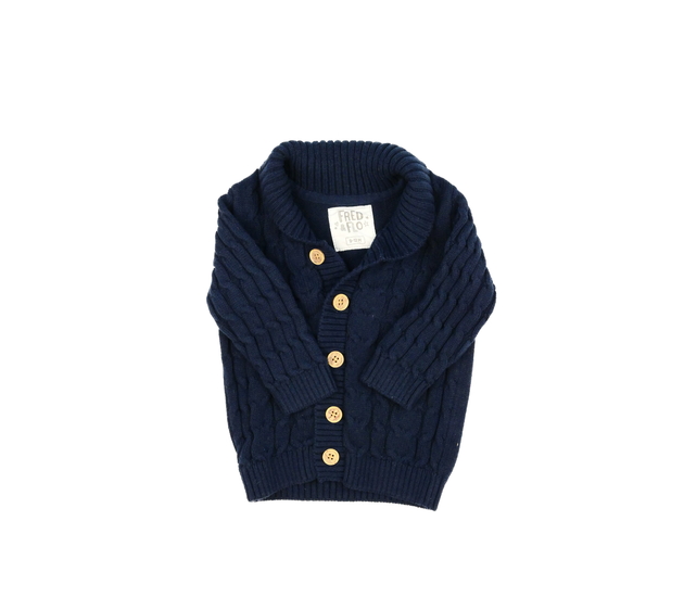 Tmavě modrý svetr F&F