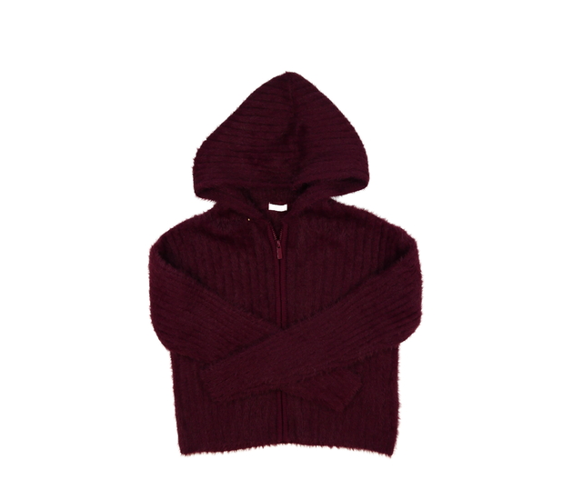 Bordo žinylkový crop svetr Next