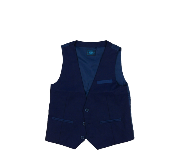 Modrá společenská vesta Next