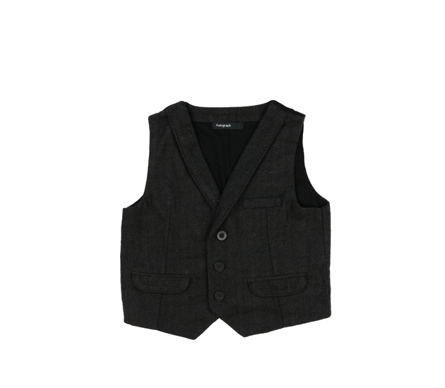 Šedo-černá společenská vesta M&S