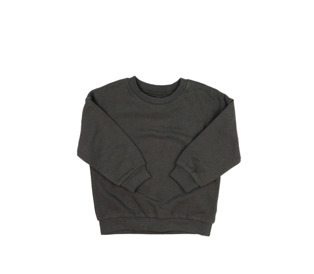 Šedá mikina se srdcem F&F