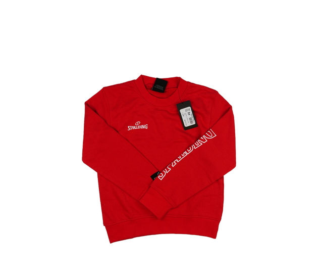 Nová červená mikina s nápisy 