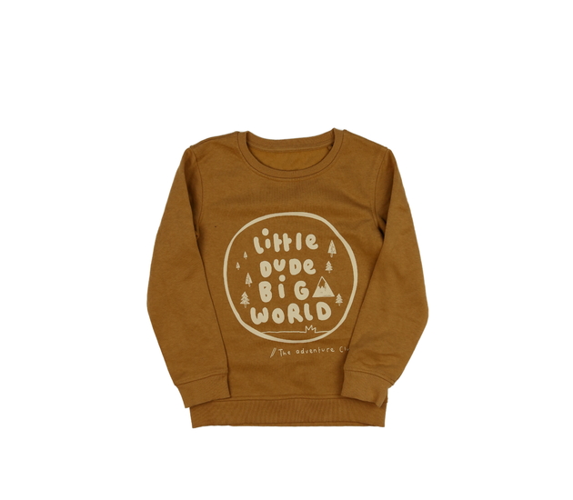 Hnědá mikina s potiskem George