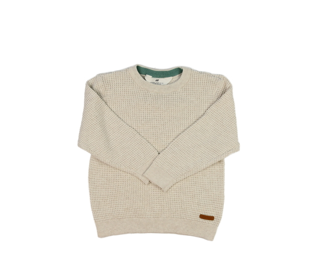 Světlý madeirový svetr H&M