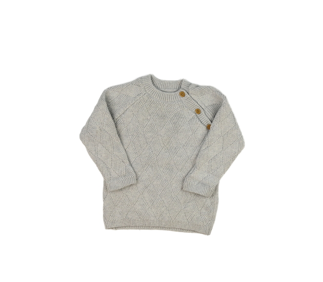 Šedý vzorovaný svetr F&F