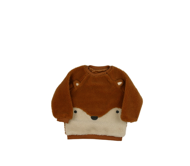 Hnědá mikina s čumáčkem Nutmeg