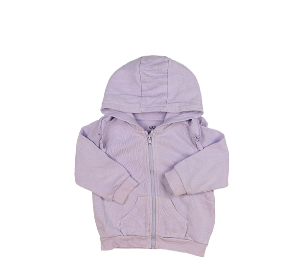 Fialová mikina s volánky M&S