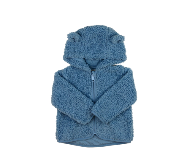 Modrá beránková zimní mikina M&S
