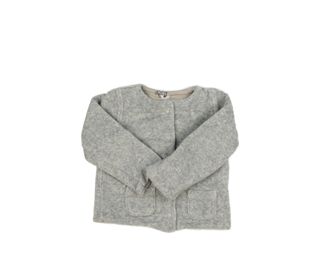 Šedá melírovaná mikina 