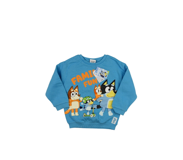 Nová krásná modrá mikina Bluey Tu