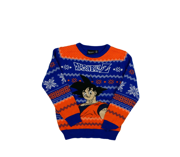Modro-oranžový svetr Dragonballz Primark