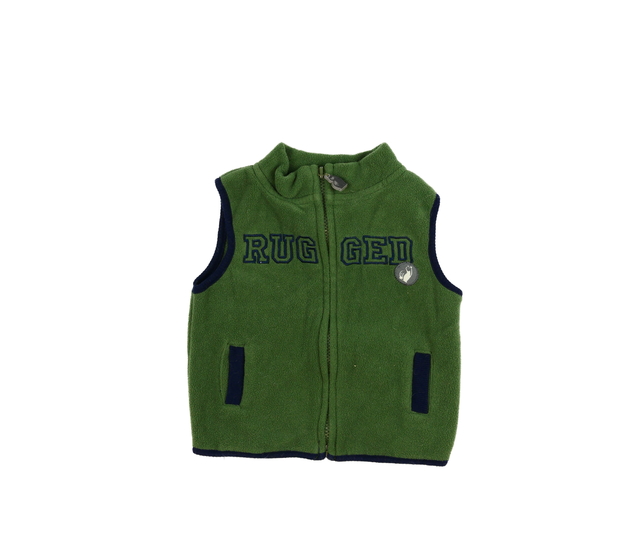 Zelená teplejší vesta