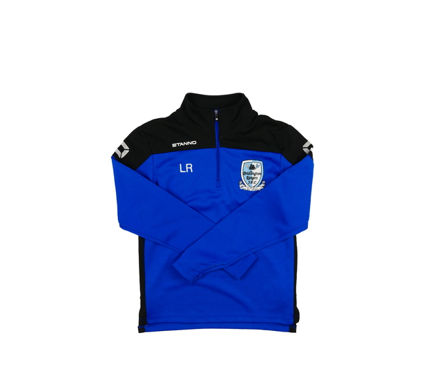 Modro-černá sportovní mikina 