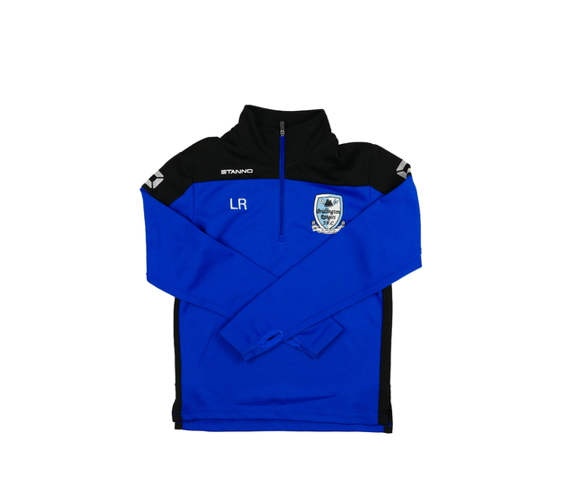 Modro-černá sportovní mikina 