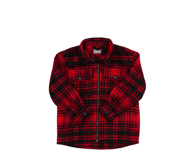 Červená košilová mikina Next