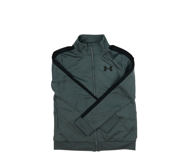 Šedo-černá sportovní teplejší mikina Under Armour