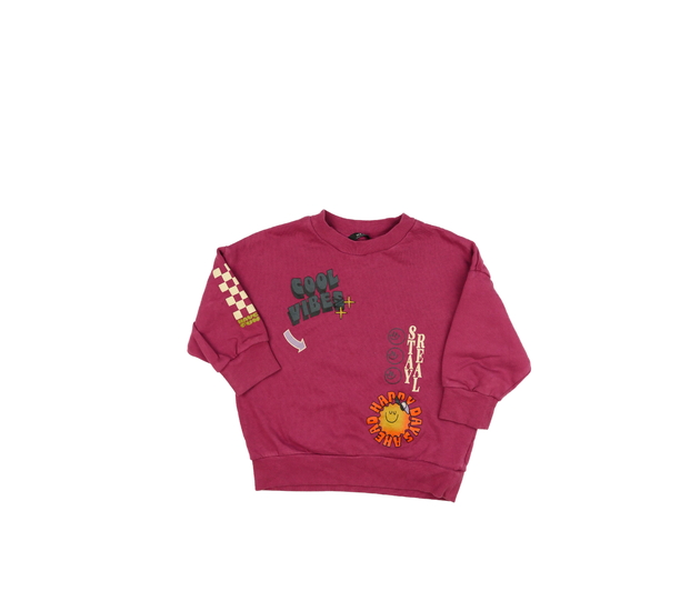 Tmavě růžová mikina Next