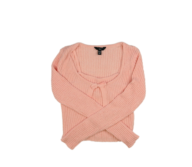 Růžový crop svetr vel. 170 New Look 