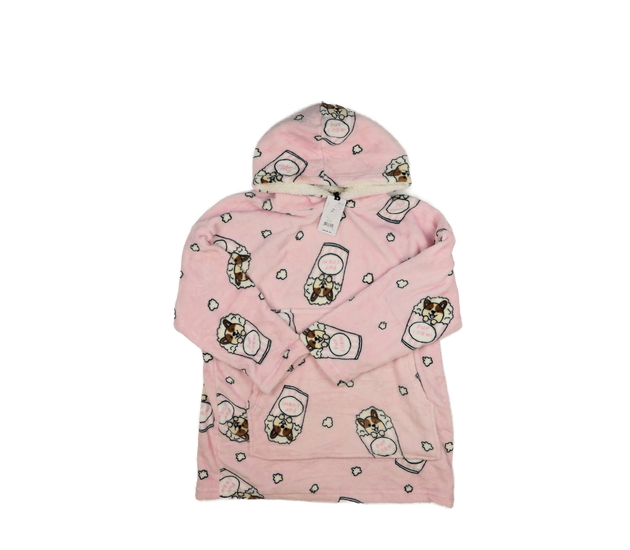 Nová růžová volnočasová oversize mikina New Look 