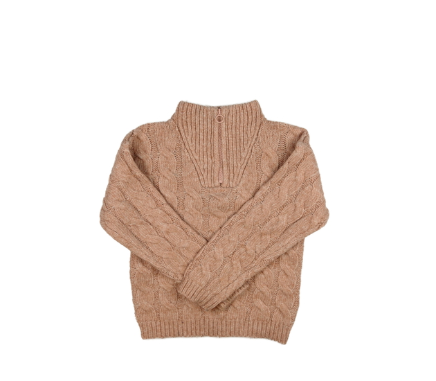 Růžový vzorovaný svetr Nutmeg