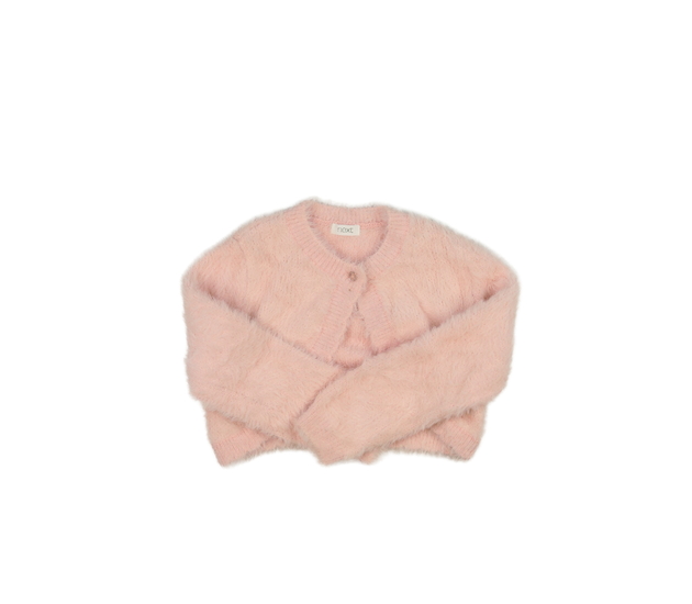 Růžové žinylkové bolerko Next