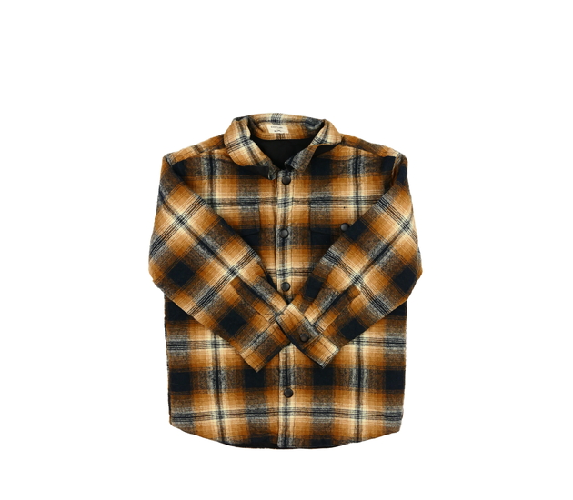 Hnědý košilový kabátek River Island 