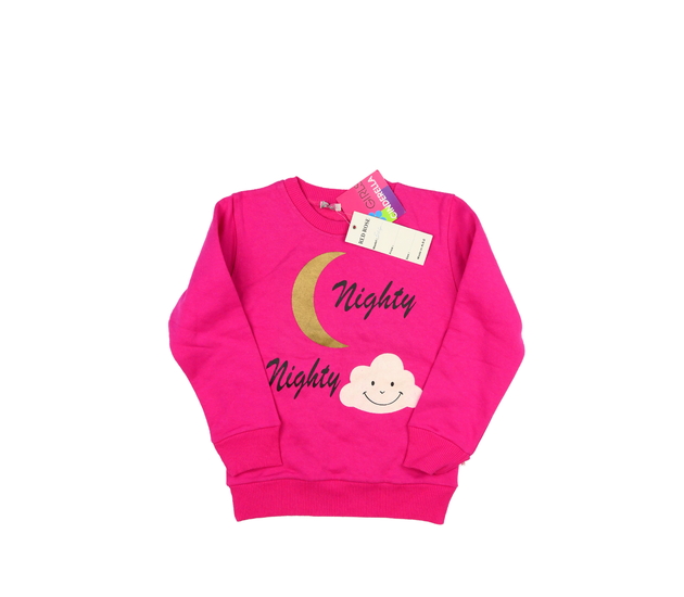 Nová sytě růžová mikina 