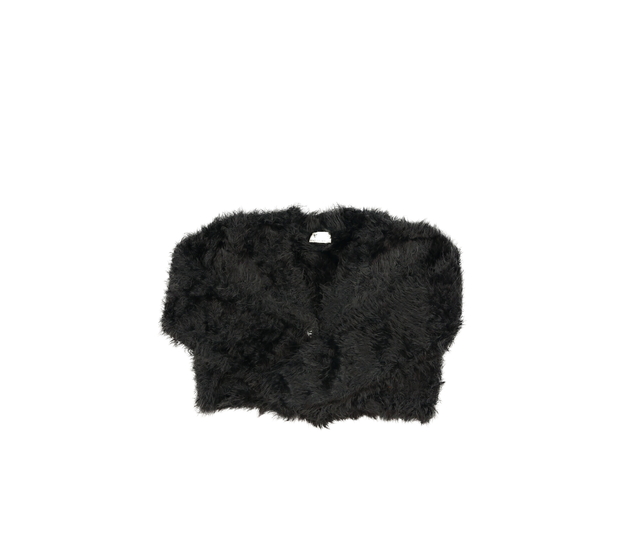 Tmavé chlupaté bolerko Next