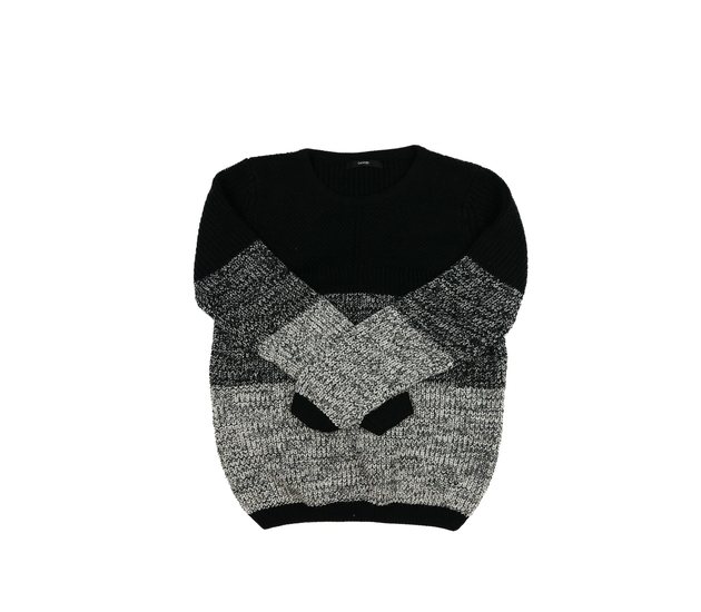 Černo-šedý svetr George