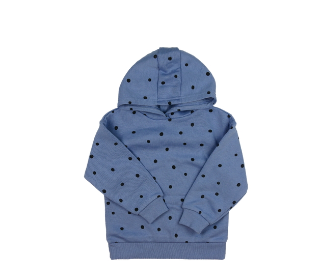 Modrá mikina s puntíky Primark