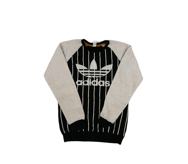 Černo-šedá mikina 