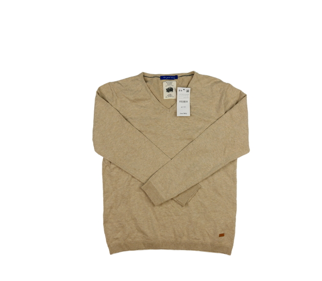 Nový hnědý přízový svetr Zara