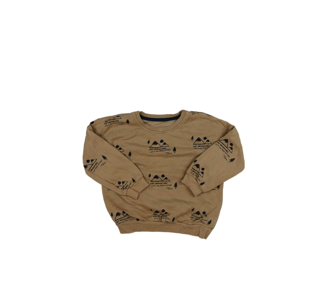 Hnědá mikina s obrázky George