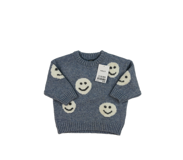 Nový modrý krásný svetr Next