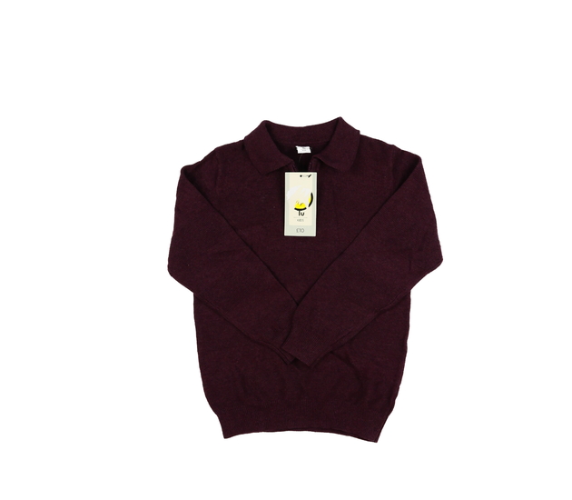 Nový purpurový přízový svetr Tu 