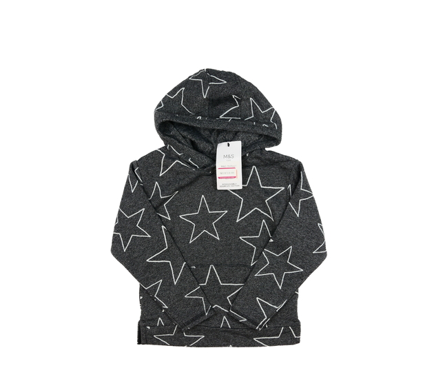 Nová šedá mikina s hvězdami M&S