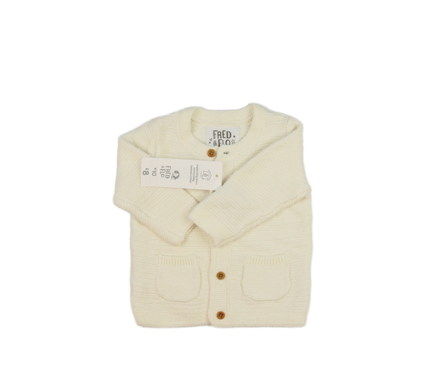 Nový krémový propínací svetr F&F