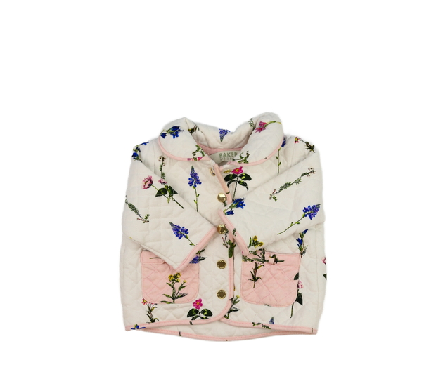 Krémová květinová mikina Baker